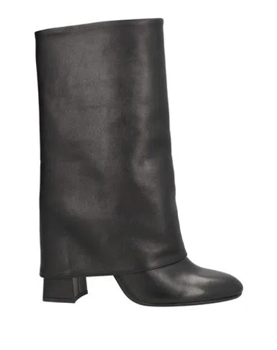 J.a.p. Jose Antonio Pereira J. A.p. Jose Antonio Pereira Woman Ankle Boots Black Size 6 Leather