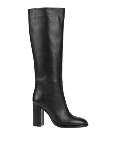 J.a.p. Jose Antonio Pereira J. A.p. Jose Antonio Pereira Woman Boot Black Size 6 Calfskin