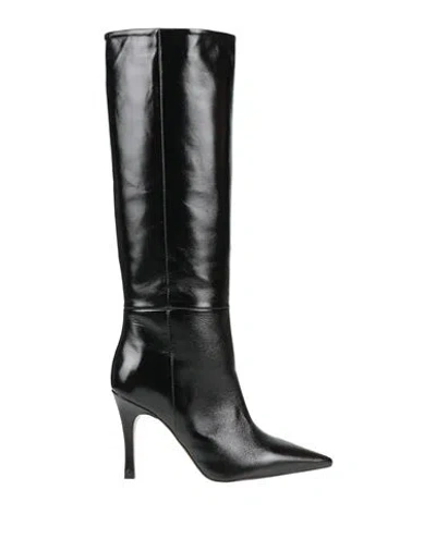 J.a.p. Jose Antonio Pereira J. A.p. Jose Antonio Pereira Woman Boot Black Size 7 Leather
