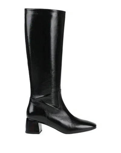 J.a.p. Jose Antonio Pereira J. A.p. Jose Antonio Pereira Woman Boot Black Size 7 Leather