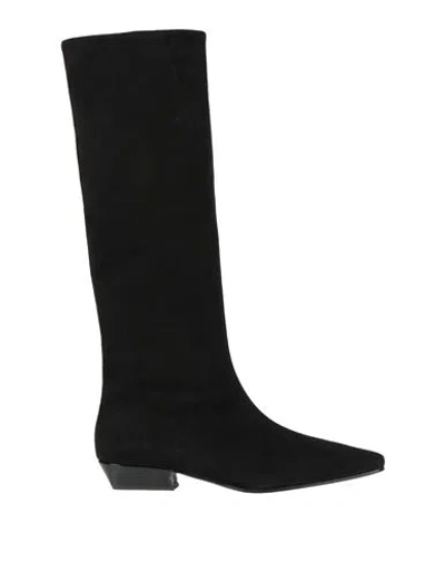 J.a.p. Jose Antonio Pereira J. A.p. Jose Antonio Pereira Woman Boot Black Size 8 Leather