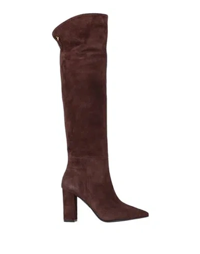 J.a.p. Jose Antonio Pereira J. A.p. Jose Antonio Pereira Woman Boot Cocoa Size 7 Leather In Brown