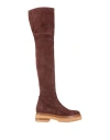 J.a.p. Jose Antonio Pereira J. A.p. Jose Antonio Pereira Woman Boot Cocoa Size 8 Leather In Brown