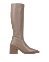 J.a.p. Jose Antonio Pereira J. A.p. Jose Antonio Pereira Woman Boot Dove Grey Size 6 Leather In Dove Grey