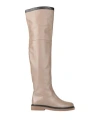 J.a.p. Jose Antonio Pereira J. A.p. Jose Antonio Pereira Woman Boot Light Brown Size 8 Leather In Beige