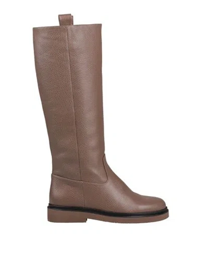 J.a.p. Jose Antonio Pereira J. A.p. Jose Antonio Pereira Woman Boot Light Brown Size 7 Leather In Beige