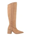 J.a.p. Jose Antonio Pereira J. A.p. Jose Antonio Pereira Woman Boot Sand Size 8 Leather In Beige