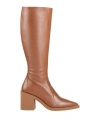 J.a.p. Jose Antonio Pereira J. A.p. Jose Antonio Pereira Woman Boot Tan Size 8 Leather In Brown