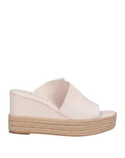 J.a.p. Jose Antonio Pereira J. A.p. Jose Antonio Pereira Woman Espadrilles Beige Size 11 Soft Leather