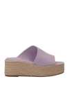 J.a.p. Jose Antonio Pereira J. A.p. Jose Antonio Pereira Woman Espadrilles Light Purple Size 11 Soft Leather