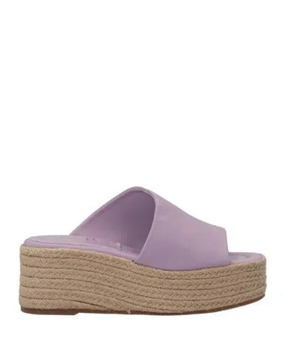 J.a.p. Jose Antonio Pereira J. A.p. Jose Antonio Pereira Woman Espadrilles Light Purple Size 11 Soft Leather