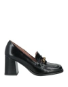 J.a.p. Jose Antonio Pereira J. A.p. Jose Antonio Pereira Woman Loafers Black Size 11 Leather