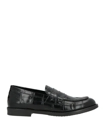 J.a.p. Jose Antonio Pereira J. A.p. Jose Antonio Pereira Woman Loafers Black Size 11 Leather