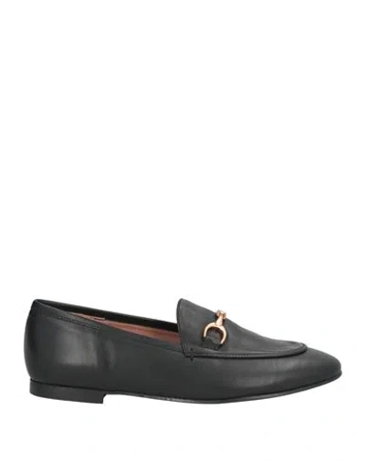 J.a.p. Jose Antonio Pereira J. A.p. Jose Antonio Pereira Woman Loafers Black Size 7 Calfskin