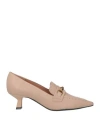 J.a.p. Jose Antonio Pereira J. A.p. Jose Antonio Pereira Woman Loafers Blush Size 8 Leather