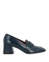 J.a.p. Jose Antonio Pereira J. A.p. Jose Antonio Pereira Woman Loafers Navy Size 6 Leather In Blue
