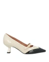 J.a.p. Jose Antonio Pereira J. A.p. Jose Antonio Pereira Woman Pumps Beige Size 7 Leather