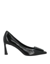 J.a.p. Jose Antonio Pereira J. A.p. Jose Antonio Pereira Woman Pumps Black Size 10 Leather