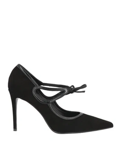 J.a.p. Jose Antonio Pereira J. A.p. Jose Antonio Pereira Woman Pumps Black Size 10 Leather