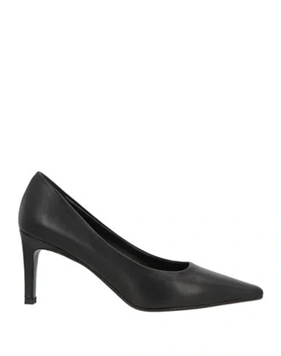 J.a.p. Jose Antonio Pereira J. A.p. Jose Antonio Pereira Woman Pumps Black Size 6 Leather
