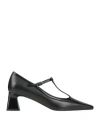 J.a.p. Jose Antonio Pereira J. A.p. Jose Antonio Pereira Woman Pumps Black Size 7 Leather