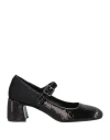 J.a.p. Jose Antonio Pereira J. A.p. Jose Antonio Pereira Woman Pumps Black Size 7 Leather