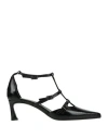 J.a.p. Jose Antonio Pereira J. A.p. Jose Antonio Pereira Woman Pumps Black Size 8 Leather
