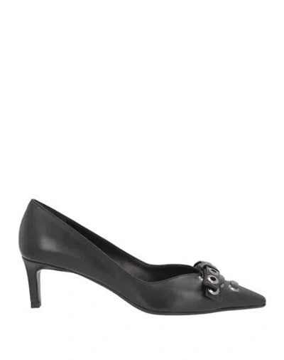 J.a.p. Jose Antonio Pereira J. A.p. Jose Antonio Pereira Woman Pumps Black Size 8 Leather