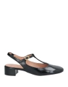 J.a.p. Jose Antonio Pereira J. A.p. Jose Antonio Pereira Woman Pumps Black Size 8 Leather