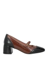 J.a.p. Jose Antonio Pereira J. A.p. Jose Antonio Pereira Woman Pumps Brown Size 7 Leather