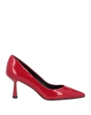 J.a.p. Jose Antonio Pereira J. A.p. Jose Antonio Pereira Woman Pumps Red Size 7.5 Leather