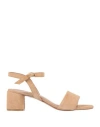 J.a.p. Jose Antonio Pereira J. A.p. Jose Antonio Pereira Woman Sandals Sand Size 6 Leather In Beige