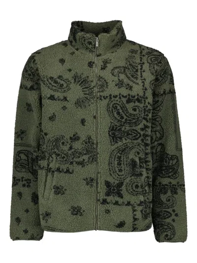 Japan Rags Jun Paisley-pattern Jacket In Green