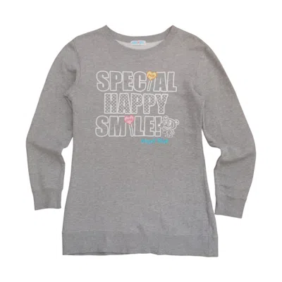 Pre-owned Japanese Brand 1990s Angel Blue Special Happy Smile Sweatshirt In Gray