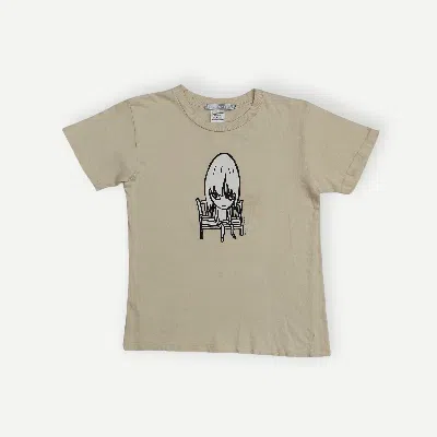 Pre-owned Japanese Brand Archive Yoshitomo Nara Exhibition Merch Tee In Brown