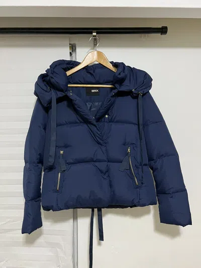 Pre-owned Japanese Brand Cropped Puffer Jacket In Blue