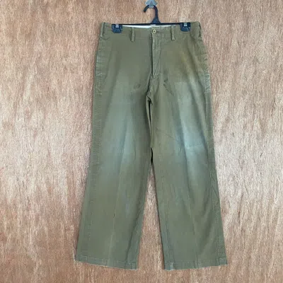 Pre-owned Japanese Brand Dl Yohji Yamamoto Design Faded Brown Vintage Pants C787
