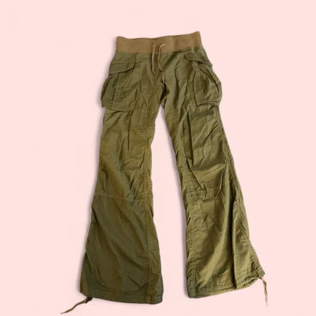 Pre-owned Japanese Brand Goa Cargo Pants In Green | ModeSens