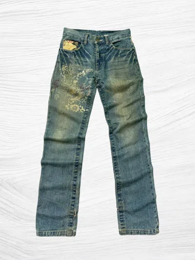 Pre-owned Japanese Brand Japan Classic Dragon Jeans Muddy Wash Karakuri Tamashi Style In Multi