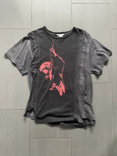 Pre-owned Japanese Brand Needles 7 Cut Band Tee In Black