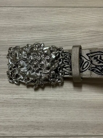Pre-owned Japanese Brand Rose Buckle Belt In Multi