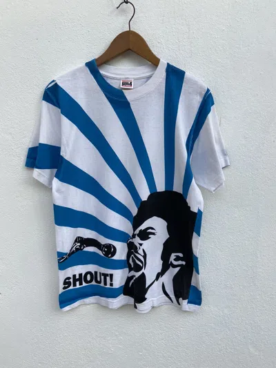 Pre-owned Japanese Brand Soul Mania T Shirt Japan Hysteria In White