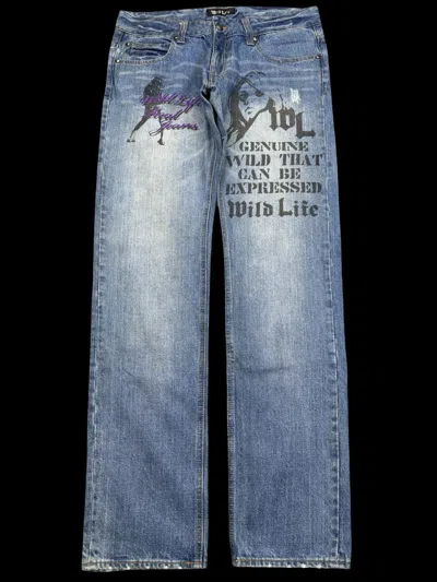 Pre-owned Japanese Brand Statement Denimwild Life Japan Hysteric Style Denim F878 In Multi