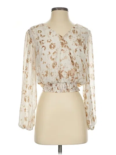 Pre-owned Japna 3/4 Sleeve T-shirt In Ivory