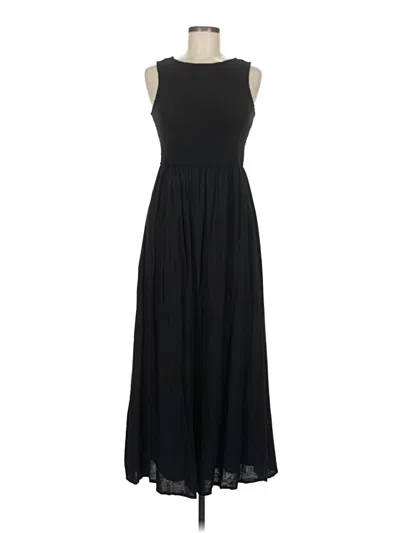 Pre-owned Japna Casual Dress In Black