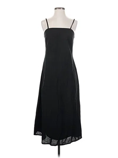 Pre-owned Japna Casual Dress In Black