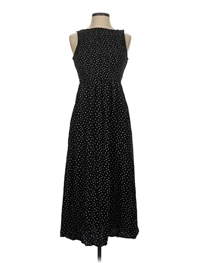 Pre-owned Japna Casual Dress In Black