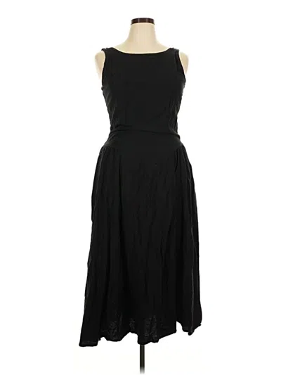 Pre-owned Japna Casual Dress In Black