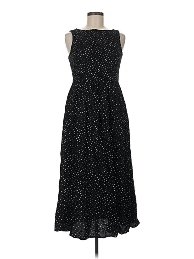 Pre-owned Japna Casual Dress In Black