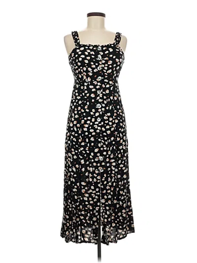 Pre-owned Japna Casual Dress In Black